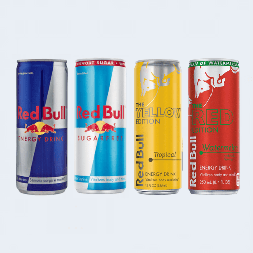 <h4>Redbull Energy Drink</h4>
                                    <div class='border-bottom my-3'></div> 
                                    <table id='alt-table' cellpadding='3' cellspacing='1' border='1' align='center' width='80%'>
                                        <thead id='head-dark'><tr><th>Quantity</th><th>Price/Unit</th></tr></thead>
                                        <tr><td>250ml</td><td>₹125</td></tr>
                                        <tr><td>250ml</td><td>₹115</td></tr>
                                        <tr><td>250ml</td><td>₹115</td></tr>
                                        <tr><td>250ml</td><td>₹115</td></tr>
                                    </table>
                                    <b class='text-start'>Description :</b>
                                            <p class='text-justify mt-2'>Red Bull is known for tasting different than other energy drinks. It has a slightly sour taste almost comparable to the taste of tamarind or licorice, and is carbonated and sweet. Tangy and citrus are two more words that come to mind when describing the flavor.</p>