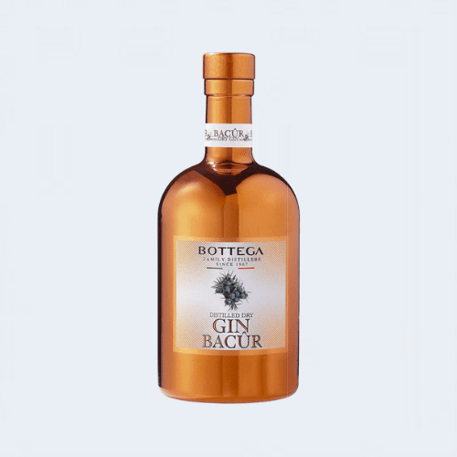 <h4>Bottega Distilled Dry Gin</h4>
                            <div class='border-bottom my-3'></div>                     
                            <table id='alt-table' cellpadding='3' cellspacing='1' border='1' align='center' width='80%'>
                                                    <thead id='head-dark'><tr><th>Quantity</th><th>Price/Unit</th></tr></thead>
                                                    <tr><td>700ml</td><td>₹4930</td></tr>
                                                </table>
                                                <b class='text-start'>Description :</b>
                                                <p class='text-justify mt-2'>Bottega Bacur Gin owes its unique character to the botanicals used to produce it. Juniper berries from Tuscany, sage leaves from Veneto and lemon zest from Femminello Siracusano (Sicilian Lemons) are left to macerate in a solution of Italian Alps water and alcohol then double distilled.</p>