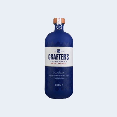 <h4>Crafter's London Dry Gin</h4>
                                    <div class='border-bottom my-3'></div> 
                                    <table id='alt-table' cellpadding='3' cellspacing='1' border='1' align='center' width='80%'>
                                        <thead id='head-dark'><tr><th>Quantity</th><th>Price/Unit</th></tr></thead>
                                        <tr><td>700ml</td><td class='price'>₹3560</td></tr>
                                    </table>
                                    <b class='text-start'>Description :</b>
                                            <p class='text-justify mt-2'>Crafter´s London Dry Gin is an artisanal gin made by love and passion in Estonia. The main dominating botanicals are aromatic veronica and spicy fennel, creating a truly remarkable gin.</p>