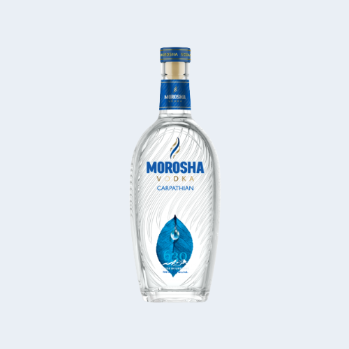 <h4>Morosha Carpathian Vodka</h4>
                                        <div class='border-bottom my-3'></div> 
                                    <table id='alt-table' cellpadding='3' cellspacing='1' border='1' align='center' width='80%'>
                                        <thead id='head-dark'><tr><th>Quantity</th><th>Price/Unit</th></tr></thead>
                                        <tr><td>700ml</td><td class='price'>₹1680</td></tr>
                                    </table>
                                    <b class='text-start'>Description :</b>
                                            <p class='text-justify mt-2'>Morosha Carpathian is a Premium vodka brewed in Ukraine using untreated mineral water from the Carpathians from a mountain spring. The aromatic spirit of eucalyptus, and white acacia gives a delicately soft, and light taste. The aromatic essence of lemon gives a pleasant, refreshing aftertaste.
