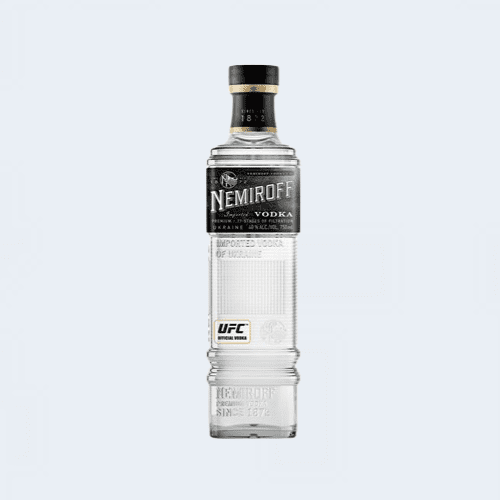 <h4>Nemiroff Vodka</h4>
                                        <div class='border-bottom my-3'></div> 
                                    <table id='alt-table' cellpadding='3' cellspacing='1' border='1' align='center' width='80%'>
                                        <thead id='head-dark'><tr><th>Quantity</th><th>Price/Unit</th></tr></thead>
                                        <tr><td>750ml</td><td class='price'>₹2630</td></tr>
                                    </table>
                                    <b class='text-start'>Description :</b>
                                            <p class='text-justify mt-2'>Nemiroff is a brand with a 150-year history, presented on 5 continents in more than 80 countries. Nemiroff De Luxe is a premium line-up with a strong character made for stout-hearted folks. Production is based on natural ingredients, pure water, and premium-class alcohol.