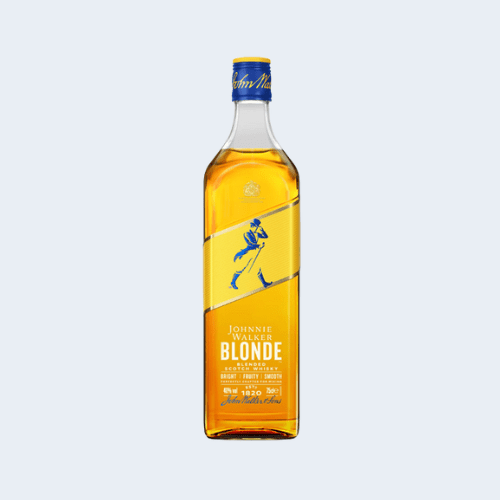 <h4>Johnnie Walker Blonde Blended Scotch Whiskey</h4>
                                              <div class='border-bottom my-3'></div> 
                                            <table class='mb-3' id='alt-table' cellpadding='3' cellspacing='1' border='1' align='center' width='80%'>
                                                <thead id='head-dark'><tr><th>Quantity</th><th>Price/Unit</th></tr></thead>
                                                <tr><td>750ml</td><td class='price'>₹2560</td></tr>
                                            </table>
                                            <b class='text-start'>Description :</b>
                                            <p class='text-justify mt-2'>Johnnie Walker Blonde is a special edition blend from Johnnie Walker is made with mixing in mind. It's sweeter than you might expect from the brand, with prominent toffee and fruit notes that bring the best from lemonade, cola and ginger.</p>