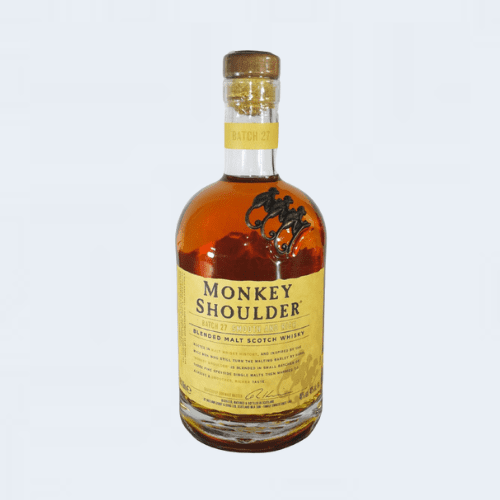 <h4>Monkey Shoulder blended Scotch Whiskey</h4>
                                              <div class='border-bottom my-3'></div> 
                                            <table class='mb-3' id='alt-table' cellpadding='3' cellspacing='1' border='1' align='center' width='80%'>
                                                <thead id='head-dark'><tr><th>Quantity</th><th>Price/Unit</th></tr></thead>
                                                <tr><td>700ml</td><td>₹3410</td></tr>
                                            </table>
                                            <b class='text-start'>Description :</b>
                                            <p class='text-justify mt-2'>Monkey Shoulder is a smooth, creamy, supple and very malty Scotch which works superbly well neat, over ice, or in whisky cocktails (where it really excels).</p>