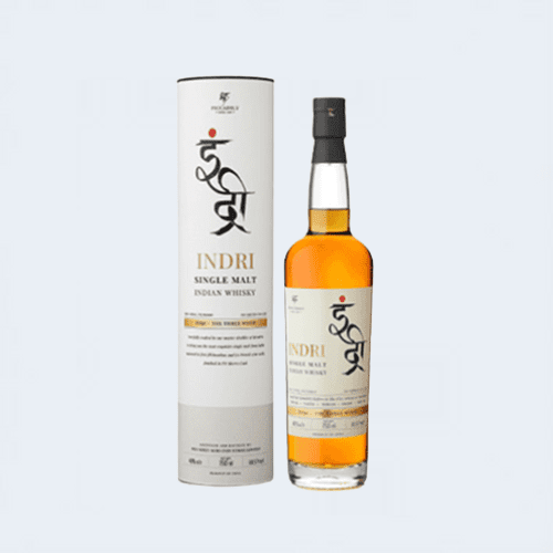 <h4>Indri Single Malt Indian Whiskey</h4>
                                             <div class='border-bottom my-3'></div> 
                                            <table id='alt-table' cellpadding='3' cellspacing='1' border='1' align='center' width='80%'>
                                                <thead id='head-dark'><tr><th>Quantity</th><th>Price/Unit</th></tr></thead>
                                                <tr><td>750ml</td><td>₹4190</td></tr>
                                            </table>
                                            <b class='text-start'>Description :</b>
                                            <p class='text-justify mt-2'>Indri Single Malt Indian Whiskey remarkable single malt is made from indigenous six-row barley grown for hundreds of years in Rajasthan. Matured with care since 2010, Indri–Trini is also the first Indian whisky to be produced in three different wooden barrels: in ex-bourbon, ex-wine, and PX sherry casks.

                                            </p>