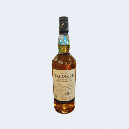 <h4>Talisker 10YO Single Malt Scotch Whiskey</h4>
                            <div class='border-bottom my-3'></div>                     
                            <table id='alt-table' cellpadding='3' cellspacing='1' border='1' align='center' width='80%'>
                                                    <thead id='head-dark'><tr><th>Quantity</th><th>Price/Unit</th></tr></thead>
                                                    <tr><td>750ml</td><td>₹4530</td></tr>
                                                </table>
                                                <b class='text-start'>Description :</b>
                                                <p class='text-justify mt-2'>A fresh and fragrant nose. Through thick, pungent smoke comes sweet pear and apple peels, with pinches of maritime salt from kippers, seaweed. Palate: It's a bonfire of peat crackling with black pepper, with a touch of brine and dry barley.</p>