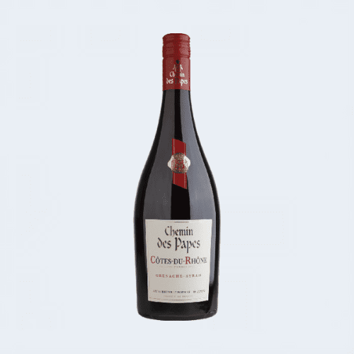 <h4>Chemin Des Papes Cotes-Du-Rhone Red Wine</h4>
                                            <div class='border-bottom my-3'></div>
                                            <table id='alt-table' cellpadding='3' cellspacing='1' border='1' align='center' width='80%'>
                                            <thead id='head-dark'><tr><th>Quantity</th><th>Price/Unit</th></tr></thead>
                                            <tr><td>750ml</td><td class='price'>₹7500</td></tr>
                                        </table>
                                        <b class='text-start'>Description :</b>
                                            <p class='text-justify mt-2'>Chemin Des Papes Cotes-Du-Rhone easy-drinking, full-bodied wine features flavors of black currant, plum, and spice, with approachable tannins and a lengthy finish. In a typical Côtes du Rhône red, you'll have the GSM mix of Grenache, Syrah, and Mourvèdre, plus Cinsault and Carignan.</p>