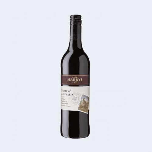 <h4>Hardy's Stamp Red Wine</h4>
                                            <div class='border-bottom my-3'></div>
                                            <table id='alt-table' cellpadding='3' cellspacing='1' border='1' align='center' width='80%'>
                                            <thead id='head-dark'><tr><th>Quantity</th><th>Price/Unit</th></tr></thead>
                                            <tr><td>750ml</td><td>₹1070</td></tr>
                                        </table>
                                        <b class='text-start'>Description :</b>
                                            <p class='text-justify mt-2'>Hardy's Stamp Red Wine is a soft, medium bodied red wine showing generous plum fruit flavours, clove, nutmeg spice and vanillin oak. This wine has a fine tannin structure which supports the fleshy ripe fruit, and finishes with lingering plum and cherry flavours.</p>
