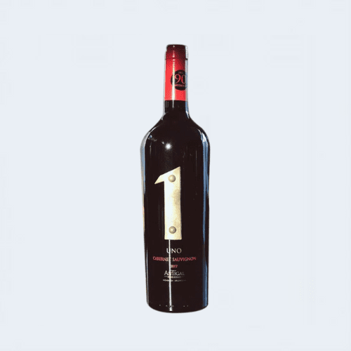 <h4>Antigal Cabernet Sauvignon Uno Red Wine</h4>
                                            <div class='border-bottom my-3'></div>
                                            <table id='alt-table' cellpadding='3' cellspacing='1' border='1' align='center' width='80%'>
                                            <thead id='head-dark'><tr><th>Quantity</th><th>Price/Unit</th></tr></thead>
                                            <tr><td>750ml</td><td>₹3590</td></tr>
                                        </table>
                                        <b class='text-start'>Description :</b>
                                            <p class='text-justify mt-2'>Antigal Cabernet Sauvignon Cabernet Sauvignon displays a ruby red color of médium intensity. Primary aromas of red and black fruits with slight herbal notes are underscored by white pepper, spices, and hints of vanilla, coconut, and chocolate.</p>