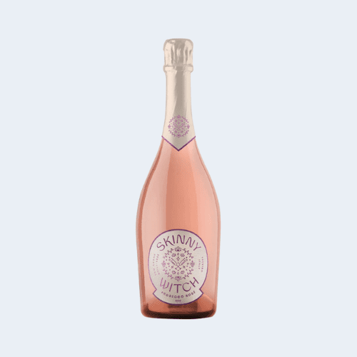 <h4>Skinny Witch Prosecco Rosé wine</h4>
                                            <div class='border-bottom my-3'></div>
                                            <table id='alt-table' cellpadding='3' cellspacing='1' border='1' align='center' width='80%'>
                                            <thead id='head-dark'><tr><th>Quantity</th><th>Price/Unit</th></tr></thead>
                                            <tr><td>750ml</td><td class='price'>₹2710</td></tr>
                                        </table>
                                        <b class='text-start'>Description :</b>
                                            <p class='text-justify mt-2'>Skinny Witch Prosecco Rosé wine is a light yet well-balanced, fruit-forward rosé wine that is simple yet crisp and provides a refreshing, thirst-quenching treat. The wine is rich with ripe, exotic citrus fruits like pineapple and red grapefruit that complement light hints of sea salt as the winery is close to the sea. With its light golden color and perfect mineral and fruit flavours, this is an authentic and traditional expression of a beautifully crafted Provence rosé wine.</p>
