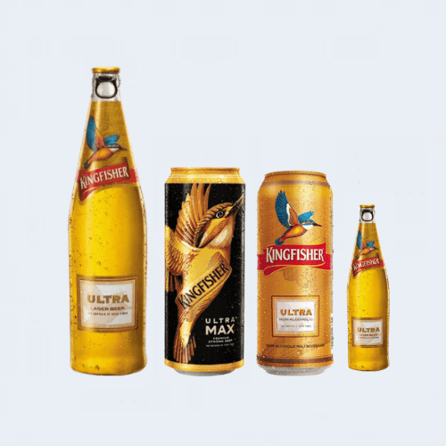 <h4>Kingfisher Beer</h4>
                                    <div class='border-bottom my-3'></div>
                                    <table id='alt-table' cellpadding='3' cellspacing='1' border='1' align='center' width='80%'>
                                        <thead id='head-dark'><tr><th>Quantity</th><th>Price/Unit</th></tr></thead>
                                        <tr><td>650ml</td><td class='price'>₹190</td></tr>
                                        <tr><td>500ml</td><td class='price'>₹150</td></tr>
                                        <tr><td>330ml</td><td class='price'>₹100</td></tr>
                                    </table>
                                    <b class='text-start'>Description :</b>
                                            <p class='text-justify mt-2'>Kingfisher stands for excitement, youth, and camaraderie. This largest-selling beer in India, commands a significant market share* in the country with an alternate bottle of beer sold in India being a Kingfisher brand. We are also available in 60+ countries across the globe.</p>