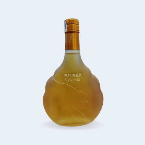 <h4>Meukow Vanilla liqueur</h4>
                                    <div class='border-bottom my-3'></div>
                                    <table id='alt-table' cellpadding='3' cellspacing='1' border='1' align='center' width='80%'>
                                        <thead id='head-dark'><tr><th>Quantity</th><th>Price/Unit</th></tr></thead>
                                        <tr><td>500ml</td><td class='price'>₹5250</td></tr>
                                    </table>
                                    <b class='text-start'>Description :</b>
                                            <p class='text-justify mt-2'>Meukow Vanilla is a refined liqueur that marries smooth Meukow cognac with rich vanilla aromas. This elegant blend offers a harmonious fusion of warm cognac and sweet vanilla, perfect for sipping neat, on the rocks, or in cocktails.</p>