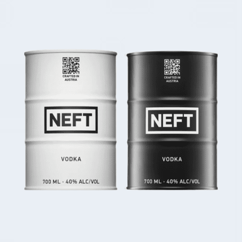 <h4>NEFT Vodka</h4>
                                        <div class='border-bottom my-3'></div> 
                                    <table id='alt-table' cellpadding='3' cellspacing='1' border='1' align='center' width='80%'>
                                        <thead id='head-dark'><tr><th>Quantity</th><th>Price/Unit</th></tr></thead>
                                        <tr><td>700ml</td><td class='price'>₹3980</td></tr>
                                    </table>
                                    <b class='text-start'>Description :</b>
                                            <p class='text-justify mt-2'>NEFT’s barrel is as unique as the vodka inside. Turn heads at your next gathering with our black, white or pride barrel. Nothing looks like NEFT, nothing tastes better, either.