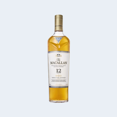 <h4>Macallan 12YO Triple Cask Matured Scotch Whiskey</h4>
                                             <div class='border-bottom my-3'></div> 
                                            <table id='alt-table' cellpadding='3' cellspacing='1' border='1' align='center' width='80%'>
                                                <thead id='head-dark'><tr><th>Quantity</th><th>Price/Unit</th></tr></thead>
                                                <tr><td>750ml</td><td class='price'>₹8340</td></tr>
                                            </table>
                                            <b class='text-start'>Description :</b>
                                            <p class='text-justify mt-2'>Macallan 12YO Triple Cask Matured Scotch is a classic sherry-cask-matured Speyside that makes a very good gateway into the single malt category. Flavors of fruitcake, warmed bread, soaked raisins, and clove lead to a warm, medium to long finish noted with pear, cigar and peppery clove notes.</p>