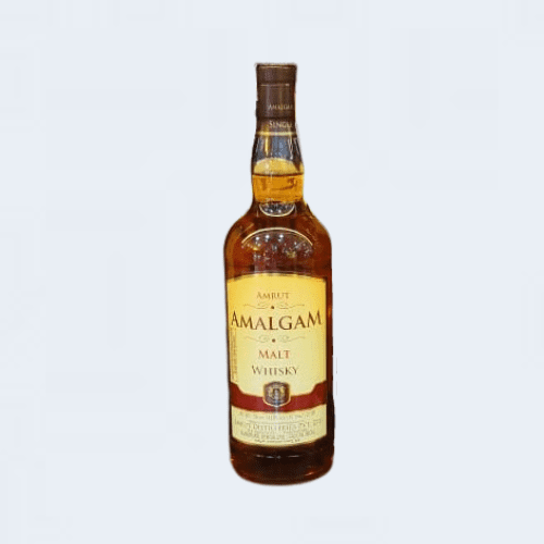 <h4>Amrut Amalgam Single Malt Scotch Whiskey</h4>
                                             <div class='border-bottom my-3'></div> 
                                            <table id='alt-table' cellpadding='3' cellspacing='1' border='1' align='center' width='80%'>
                                                <thead id='head-dark'><tr><th>Quantity</th><th>Price/Unit</th></tr></thead>
                                                <tr><td>750ml</td><td class='price'>₹4000</td></tr>
                                            </table>
                                            <b class='text-start'>Description :</b>
                                            <p class='text-justify mt-2'>Amrut Amalgam Malt Whisky is a unique and innovative whisky that is made by blending malted barley and wheat with peated malt. This results in a whisky that has the smoky flavor of peaty whiskies, along with the malty sweetness of other types of whisky.</p>