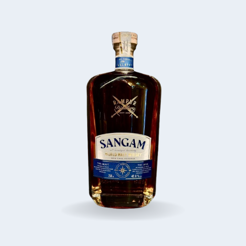 <h4>Sangam World Malt Whisky </h4>
                                             <div class='border-bottom my-3'></div> 
                                            <table id='alt-table' cellpadding='3' cellspacing='1' border='1' align='center' width='80%'>
                                                <thead id='head-dark'><tr><th>Quantity</th><th>Price/Unit</th></tr></thead>
                                                <tr><td>750ml</td><td class='price'>₹5000</td></tr>
                                            </table>
                                            <b class='text-start'>Description :</b>
                                            <p class='text-justify mt-2'>  
                                                Sangam World Malt Whisky is a refined and elegant single malt whisky that embodies the rich tradition of whisky craftsmanship. With its complex profile, it offers a harmonious blend of smooth vanilla, dried fruit, and subtle oak notes. Its well-balanced flavor is complemented by a lingering, warm finish, making it a distinguished choice for discerning whisky enthusiasts. Each sip reveals layers of depth and character, reflecting the meticulous aging process and dedication to quality.
                                            </p>