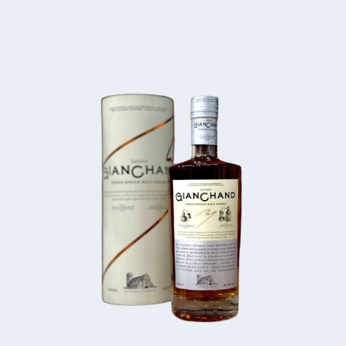 <h4>Gianchand Single Malt Whisky  </h4>
                                             <div class='border-bottom my-3'></div> 
                                            <table id='alt-table' cellpadding='3' cellspacing='1' border='1' align='center' width='80%'>
                                                <thead id='head-dark'><tr><th>Quantity</th><th>Price/Unit</th></tr></thead>
                                                <tr><td>750ml</td><td class='price'>₹5400</td></tr>
                                            </table>
                                            <b class='text-start'>Description :</b>
                                            <p class='text-justify mt-2'>  
                                                Gianchand whisky is made by Devans Modern Breweries which is based in Jammu and was established in 1961 and has been manufacturing and selling matured malt spirit since 1967 to the industry, which is over 5 decades, this means that they know exactly what they are doing. This whisky has also become really popular and a famed name since like some of the Indian Single Malts this also won accolades in the international markets. 
                                            </p>