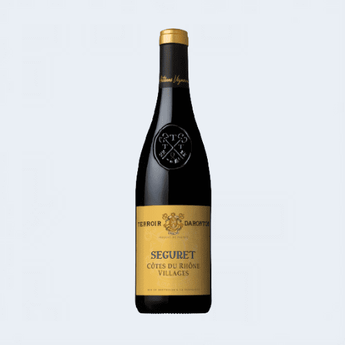 <h4>Terroir Daronton Seguret Cotes Du Rhone Red Wine</h4>
                                            <div class='border-bottom my-3'></div>
                                            <table id='alt-table' cellpadding='3' cellspacing='1' border='1' align='center' width='80%'>
                                            <thead id='head-dark'><tr><th>Quantity</th><th>Price/Unit</th></tr></thead>
                                            <tr><td>750ml</td><td class='price'>₹2690</td></tr>
                                        </table>
                                        <b class='text-start'>Description :</b>
                                            <p class='text-justify mt-2'>Terroir Daronton Seguret Cotes Du Rhone epitomises the finest expression of Rhone Valley terroirs, as well as over 60 years of expertise handed down from generation to generation.</p>