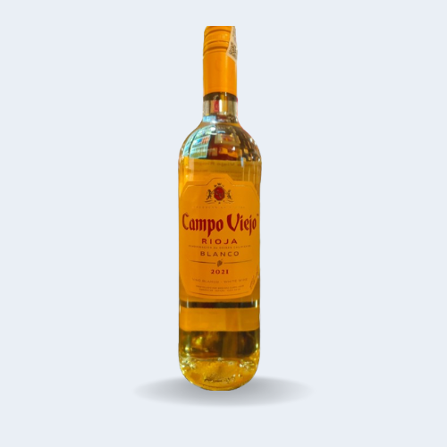 <h4>Campo Viejo White Wine</h4>
                                            <div class='border-bottom my-3'></div>
                                            <table id='alt-table' cellpadding='3' cellspacing='1' border='1' align='center' width='80%'>
                                            <thead id='head-dark'><tr><th>Quantity</th><th>Price/Unit</th></tr></thead>
                                            <tr><td>750ml</td><td class='price'>₹1460</td></tr>
                                        </table>
                                        <b class='text-start'>Description :</b>
                                            <p class='text-justify mt-2'>Experience the vibrant allure of Campo Viejo White Wine. With a perfect balance of crisp citrus flavors and floral aromas, each sip transports you to sun-drenched vineyards. Delight in its refreshing finish, making every moment a celebration of Spanish winemaking mastery.</p>